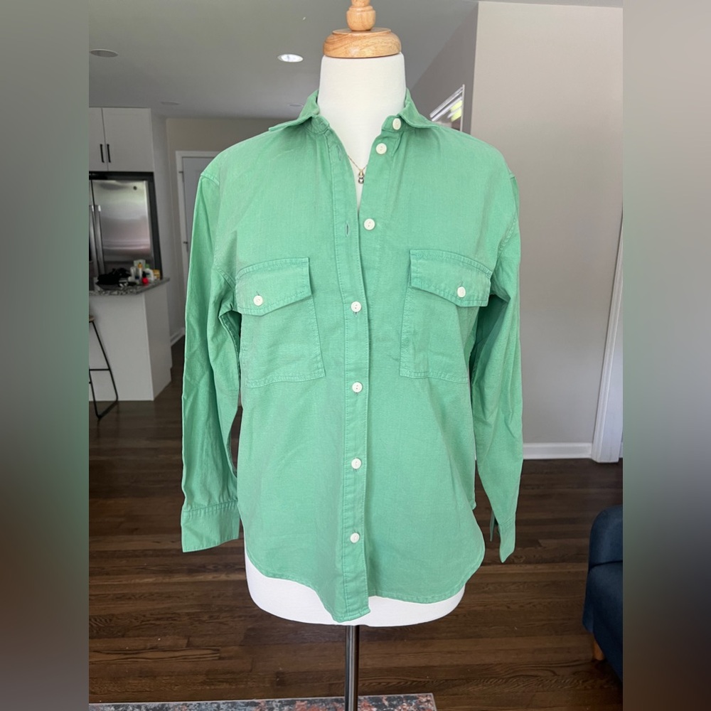 J.Crew Garment-Dyed Chambray Shirt - NWT